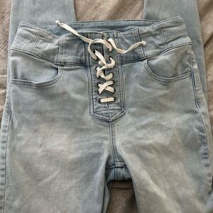 We The Free Light Blue Skinny Jeans